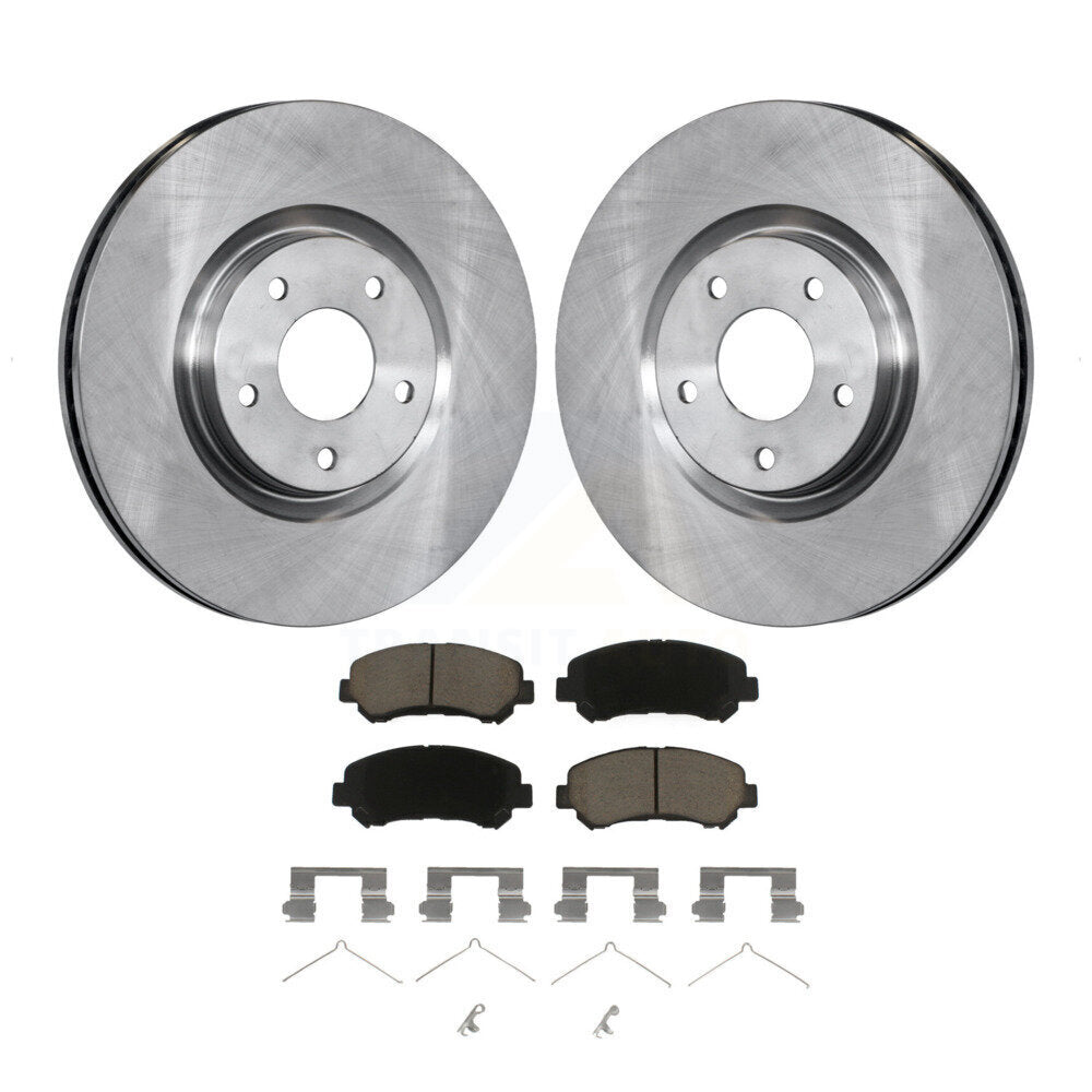 Front Disc Brake Rotors And Ceramic Pads Kit For Nissan Sentra Juke