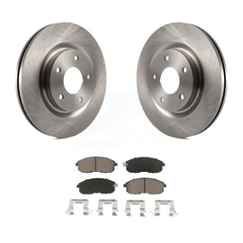 Front Disc Brake Rotors And Ceramic Pads Kit For Nissan Sentra Juke