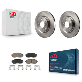 Front Disc Brake Rotors And Ceramic Pads Kit For Nissan Sentra Juke