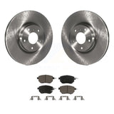 Front Disc Brake Rotors And Ceramic Pads Kit For Nissan Murano Altima Maxima