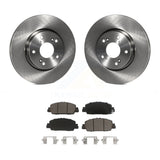 Front Disc Brake Rotors And Ceramic Pads Kit For Honda Accord HR-V