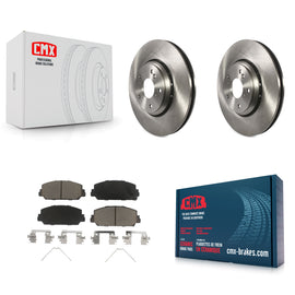 Front Disc Brake Rotors And Ceramic Pads Kit For Honda Civic Accord Acura ILX