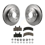 Front Brake Rotor & Ceramic Pad Kit For Chevrolet K1500 GMC Tahoe K2500 Suburban