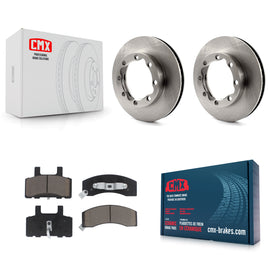 Front Brake Rotor Ceramic Pad Kit For Chevrolet K2500 Dodge Ram 2500 K1500 Tahoe