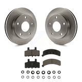 [Front] 1994-1999 Dodge Ram 1500 4WD Premium OE Brake Rotors & Ceramic Pads Kit For Max Braking