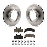 Front Disc Brake Rotors & Ceramic Pad Kit For K1500 Suburban GMC Chevrolet K2500