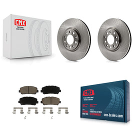 Front Disc Brake Rotors And Ceramic Pads Kit For Dodge Dart Chrysler 200