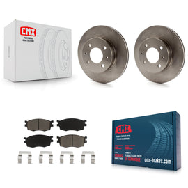 [Front] 2006 Hyundai Accent Hatchback Premium OE Brake Rotors & Ceramic Pads Kit For Max Braking