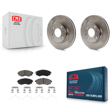 Load image into Gallery viewer, Front Disc Brake Rotors &amp; Ceramic Pad Kit For Hyundai Sonata Kia Optima Magentis