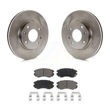 Load image into Gallery viewer, Front Disc Brake Rotors &amp; Ceramic Pad Kit For Hyundai Sonata Kia Optima Magentis