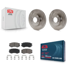 Load image into Gallery viewer, Front Disc Brake Rotors &amp; Ceramic Pad Kit For Hyundai Sonata Kia Optima Magentis