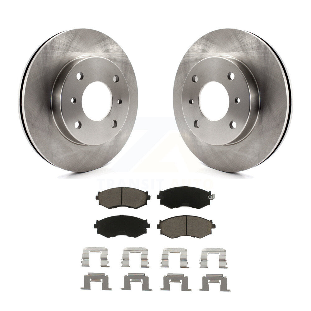 Front Brake Rotors & Ceramic Pad Kit For Nissan Sentra 240SX Stanza INFINITI G20