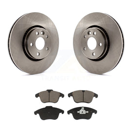 [Front] 2008-2015 Land Rover LR2 Premium OE Brake Rotors & Ceramic Pads Kit For Max Braking