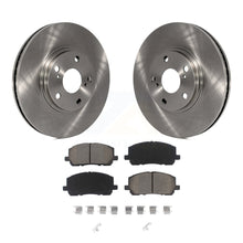 Charger l&#39;image dans la galerie, Front Disc Brake Rotors And Ceramic Pads Kit For Toyota Highlander