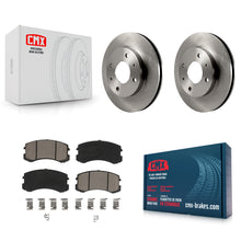 Load image into Gallery viewer, Front Disc Brake Rotors And Ceramic Pads Kit For Mitsubishi Lancer