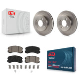 Front Disc Brake Rotors And Ceramic Pads Kit For Mitsubishi Lancer