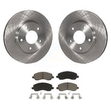 Front Brake Rotors Ceramic Pad Kit For Mitsubishi Chrysler Sebring Dodge Stratus