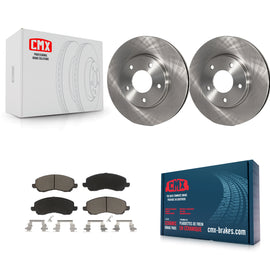 Front Brake Rotors Ceramic Pad Kit For Mitsubishi Chrysler Sebring Dodge Stratus