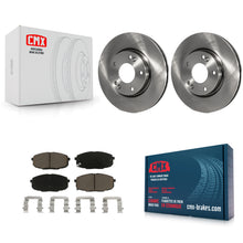 Load image into Gallery viewer, Front Disc Brake Rotors And Ceramic Pads Kit For Hyundai Elantra