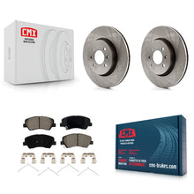 Load image into Gallery viewer, Front Disc Brake Rotors And Ceramic Pads Kit For Kia Rio Hyundai Accent