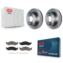 Charger l'image dans la galerie, Front Brake Rotor &amp; Ceramic Pad Kit For Jeep Wrangler Cherokee Grand Comanche TJ