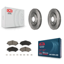 Load image into Gallery viewer, Front Brake Rotor Ceramic Pad Kit For Dodge Grand Caravan Chrysler Town &amp; Routan