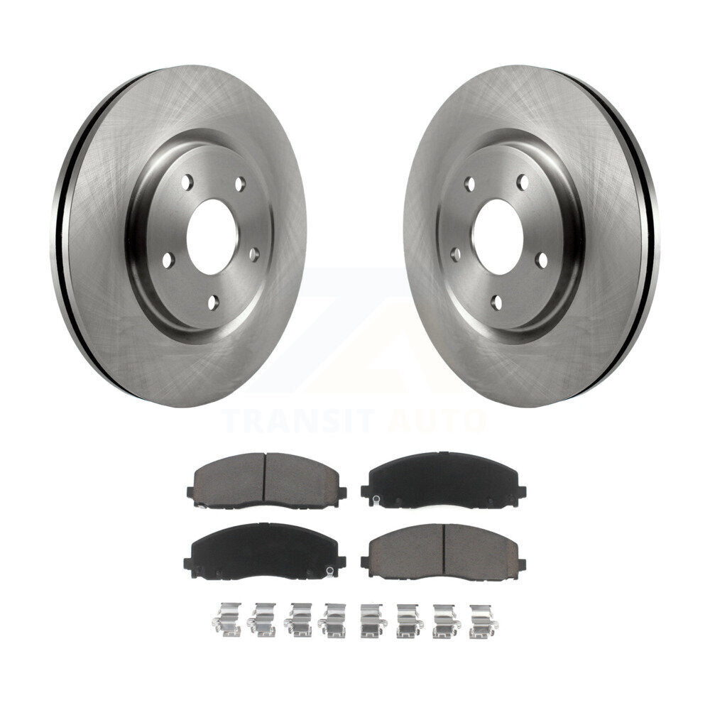 Front Brake Rotors Ceramic Pad Kit For Dodge Grand Caravan Chrysler Journey Town