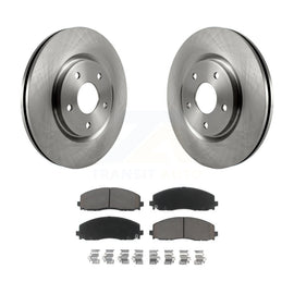 Front Brake Rotors Ceramic Pad Kit For Dodge Grand Caravan Chrysler Journey Town