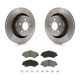 Front Disc Brake Rotors And Ceramic Pads Kit For Jeep Liberty Dodge Nitro