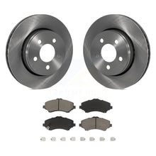 Charger l&#39;image dans la galerie, Front Disc Brake Rotors And Ceramic Pads Kit For Jeep Liberty Dodge Nitro