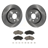 Front Disc Brake Rotors And Ceramic Pads Kit For Jeep Liberty Dodge Nitro