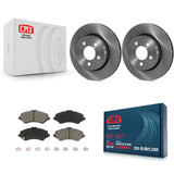 Front Disc Brake Rotors And Ceramic Pads Kit For Jeep Liberty Dodge Nitro