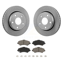 Charger l&#39;image dans la galerie, Front Disc Brake Rotors And Ceramic Pads Kit For Jeep Wrangler JK