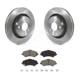 Front Brake Rotor Ceramic Pad Kit For Jeep Wrangler JK With 332mm Diameter