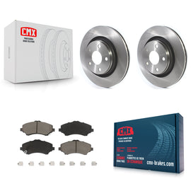 Front Brake Rotor Ceramic Pad Kit For Jeep Wrangler JK With 332mm Diameter