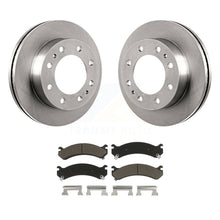 Charger l&#39;image dans la galerie, Front Brake Rotors Ceramic Pad Kit For Chevrolet Express 3500 GMC Savana HD 4500