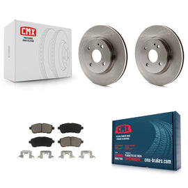 [Front] 2011-2014 Mazda 2 Premium OE Brake Rotors & Ceramic Pads Kit For Max Braking