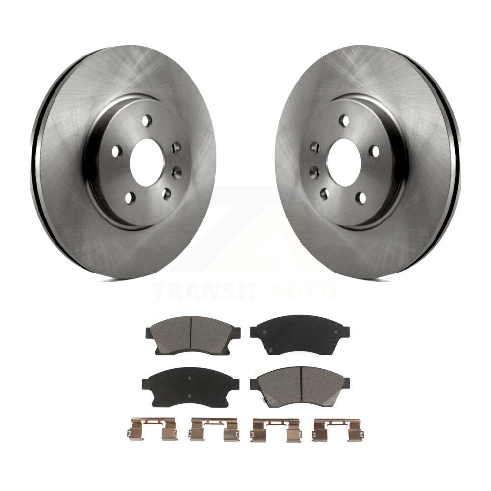 Front Disc Brake Rotor And Ceramic Pad Kit For Chevrolet Buick Encore Trax Sonic