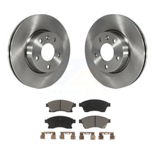 Load image into Gallery viewer, Front Disc Brake Rotors And Ceramic Pads Kit For Cadillac ATS