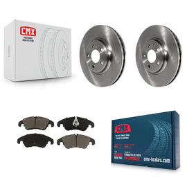 Front Disc Brake Rotors And Ceramic Pads Kit For Audi A4 Quattro Q5 A5 allroad
