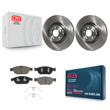 Load image into Gallery viewer, Front Disc Brake Rotors And Ceramic Pads Kit For Audi A6 Quattro A7