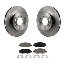 Charger l&#39;image dans la galerie, Front Disc Brake Rotors And Ceramic Pads Kit For Honda Civic Insight Acura EL