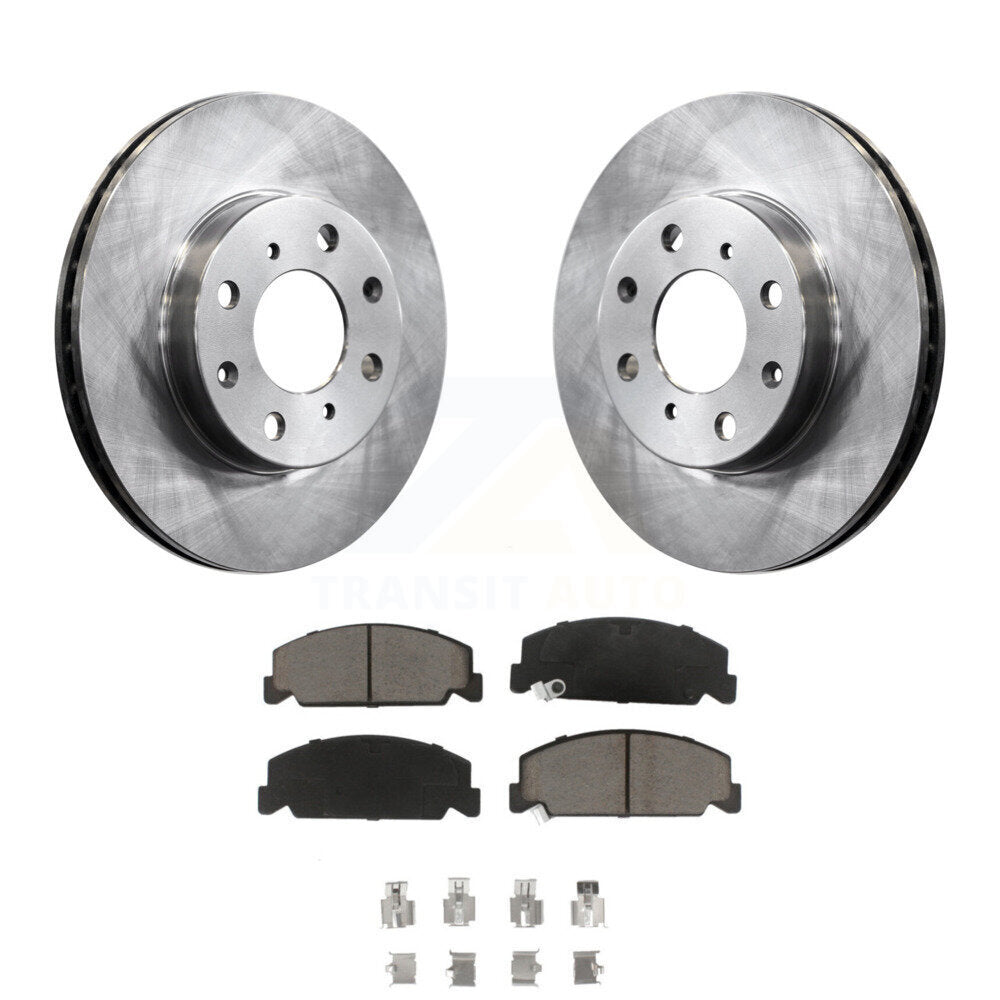 Front Disc Brake Rotors And Ceramic Pads Kit For Honda Civic del Sol CRX