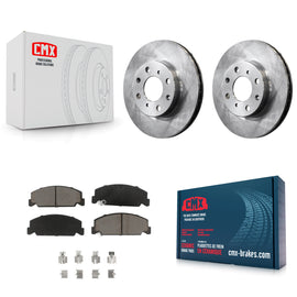 Front Disc Brake Rotors And Ceramic Pads Kit For Honda Civic del Sol CRX