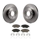 Front Disc Brake Rotors And Ceramic Pads Kit For Honda Civic Fit del Sol