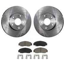 Charger l&#39;image dans la galerie, Front Disc Brake Rotors And Ceramic Pads Kit For Honda Accord Civic Acura CSX