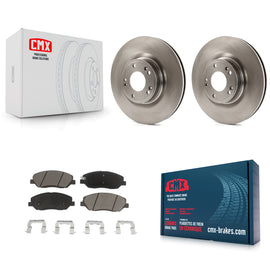 [Front] 2009-2011 Hyundai Genesis 3.8L Premium OE Brake Rotors & Ceramic Pads Kit For Max Braking