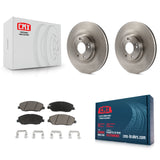 [Front] 2012 Hyundai Genesis 3.8L Premium OE Brake Rotors & Ceramic Pads Kit For Max Braking