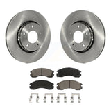 Front Disc Brake Rotors And Ceramic Pads Kit For Mitsubishi Lancer