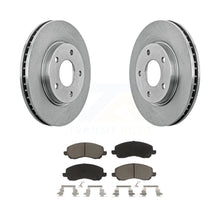 Load image into Gallery viewer, Front Disc Brake Rotors And Ceramic Pads Kit For Dodge Caliber Mitsubishi Lancer